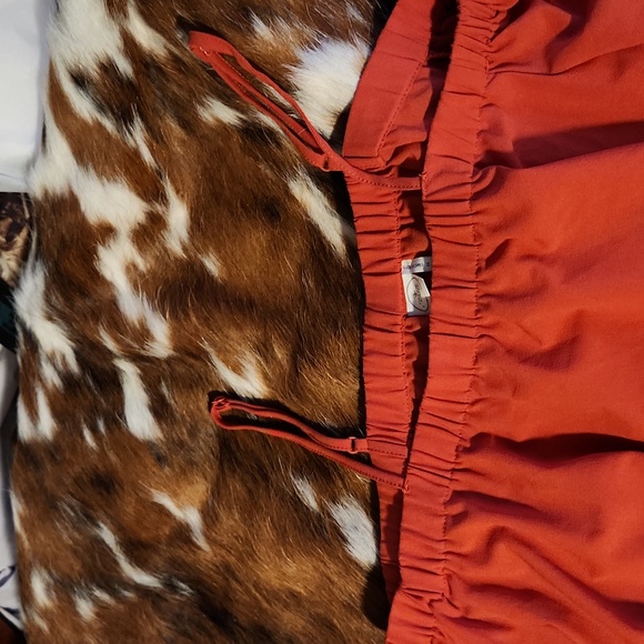 Salmon Colour Paper Crane Blouse Sz Sm - Picture 3 of 4